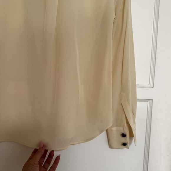 Coach silk lace ruffle blouse - Picture 8 of 12